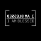 I AM BLESSED Long Sleeve Tee